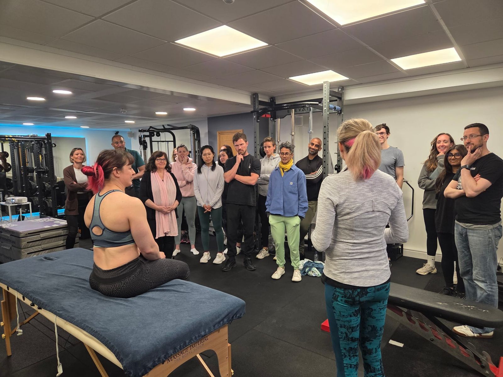 DNS instructor Veronika Cmolikova addressing the group during DNS Exercise Part I at Elevate LDN