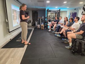 DNS instructor Zuzana Suzan teaching a lecture segment during DNS Exercise Part III at Elevate LDN