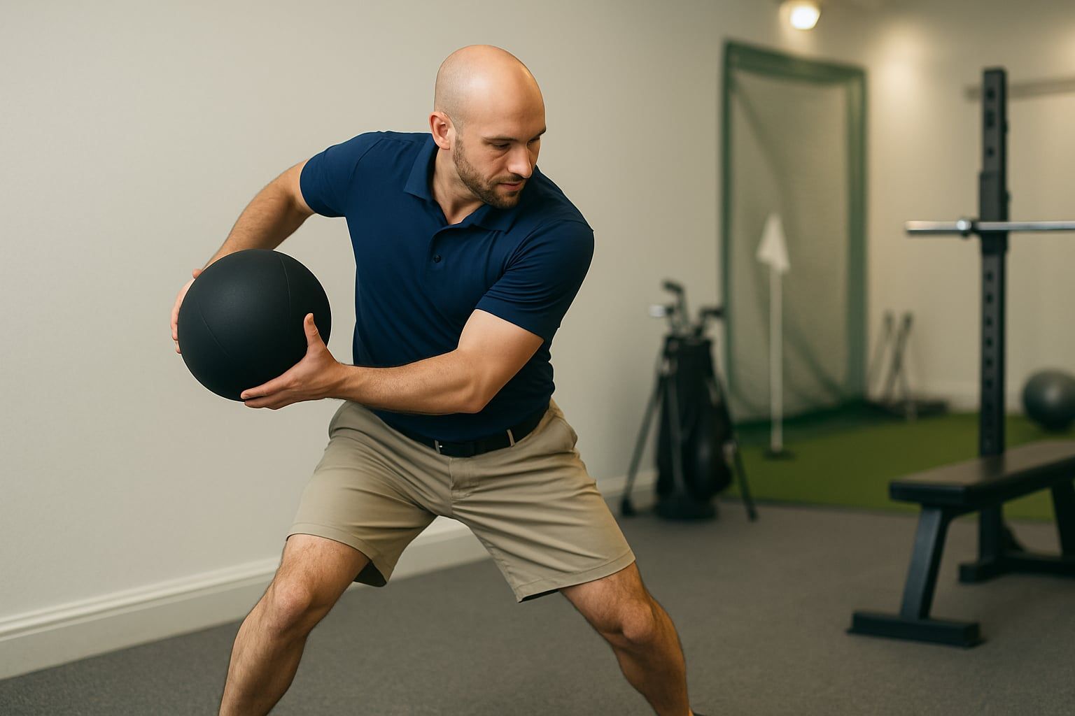 TPI golf fitness training session at Elevate LDN in the City of London